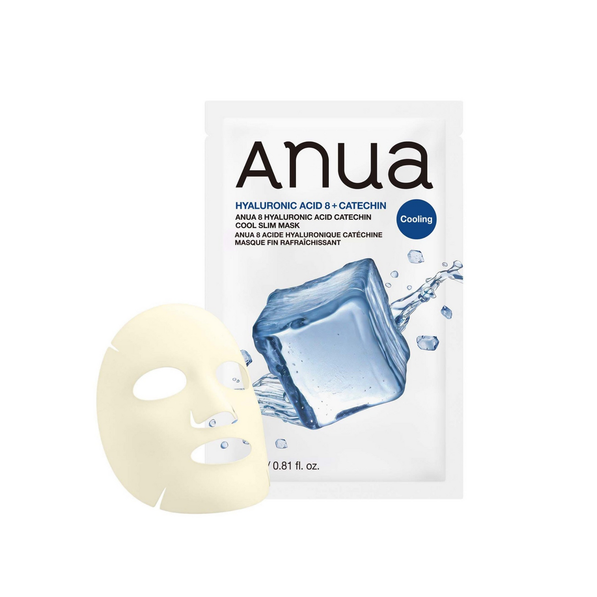 Anua 8 Hyaluronic Acid Catechin Cool Slim Mask 1 Sheet