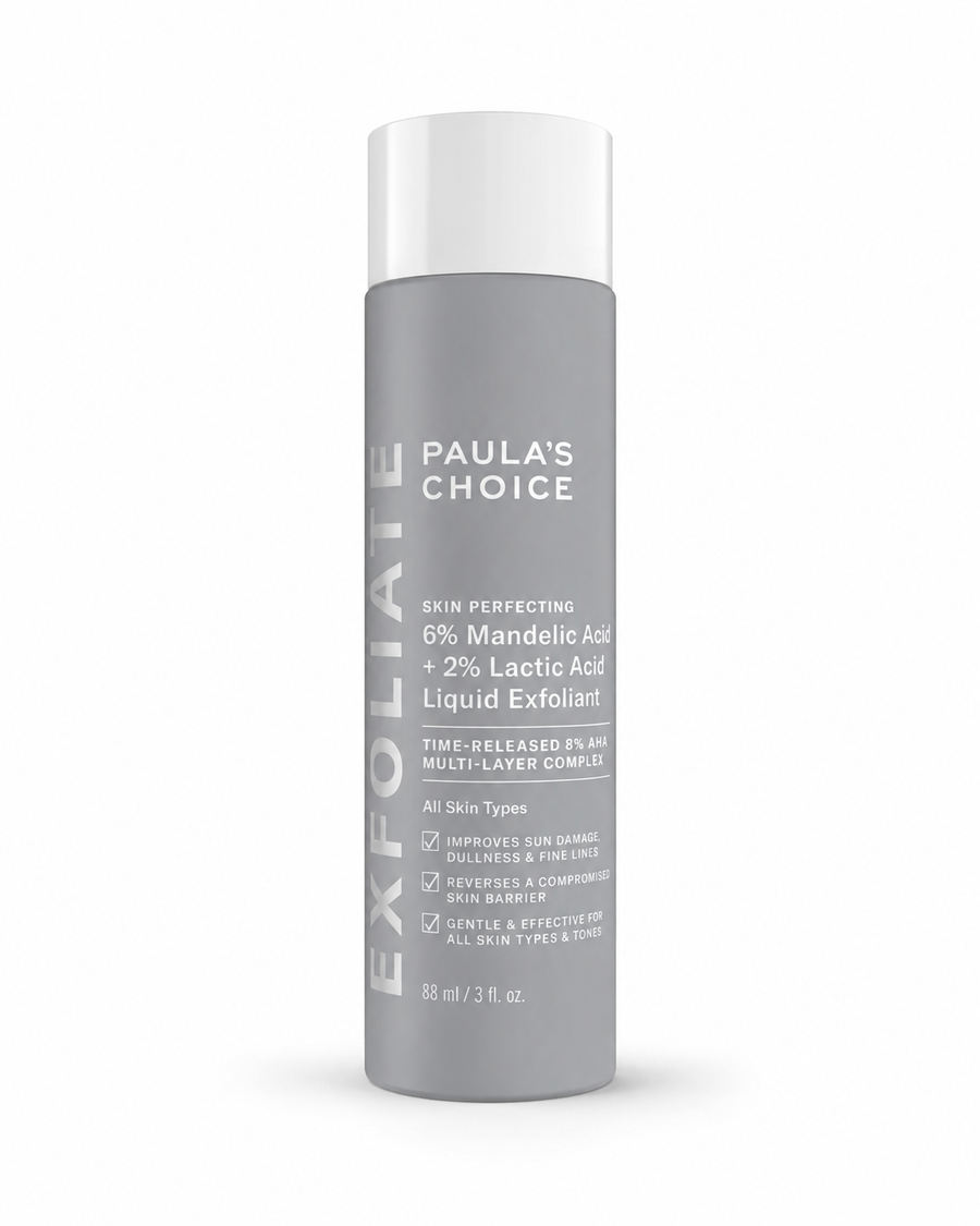 Paula's Choice Skin Perfecting 6% Mandelic + 2% Lactic Acid AHA Liquid Exfoliant 88ml